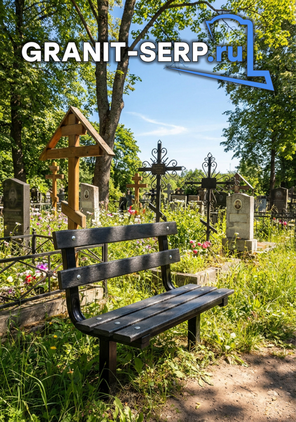 Лавка со спинкой 60 см.